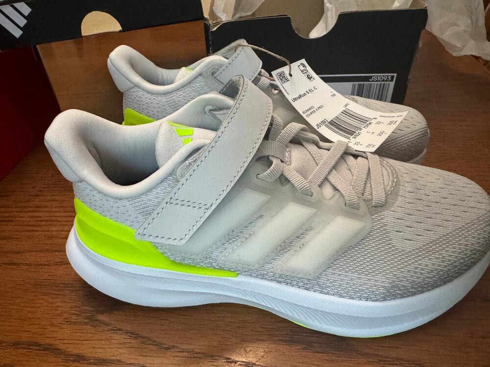 NEW Kids Adidas UltraRun 5 EL C Size Youth 1.5